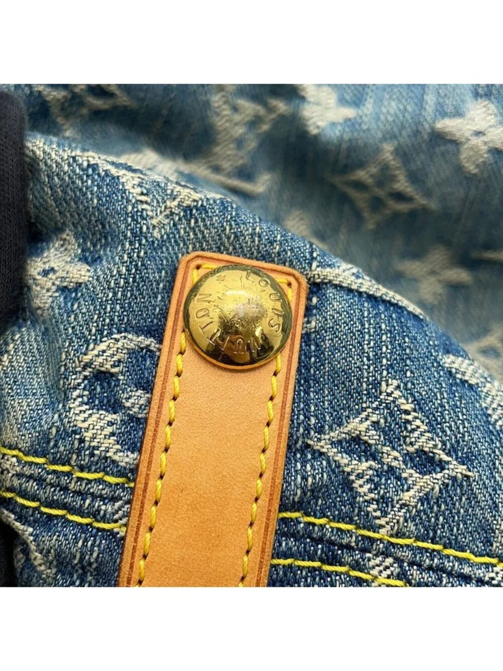 Louis Vuitton Shoulder Bag Monogram Denim GM 2-Way